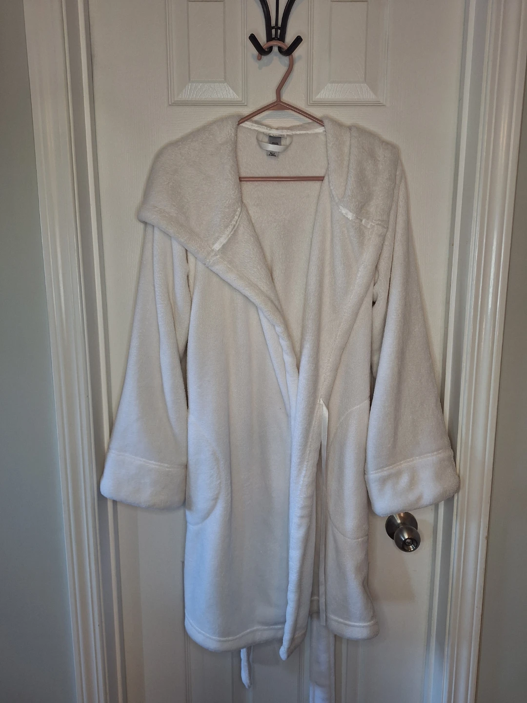 La Senza White Hooded Bathrobe