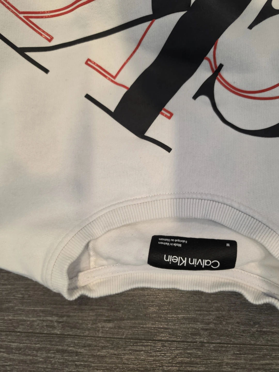 Calvin Klein Jeans White Crewneck Sweatshirt - photo 2