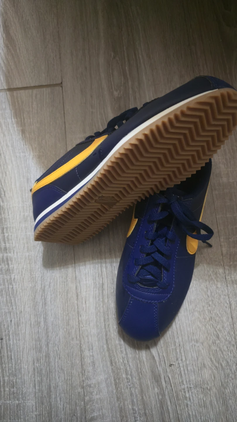 Nike Cortez Sneakers Blue and Yellow - photo 4