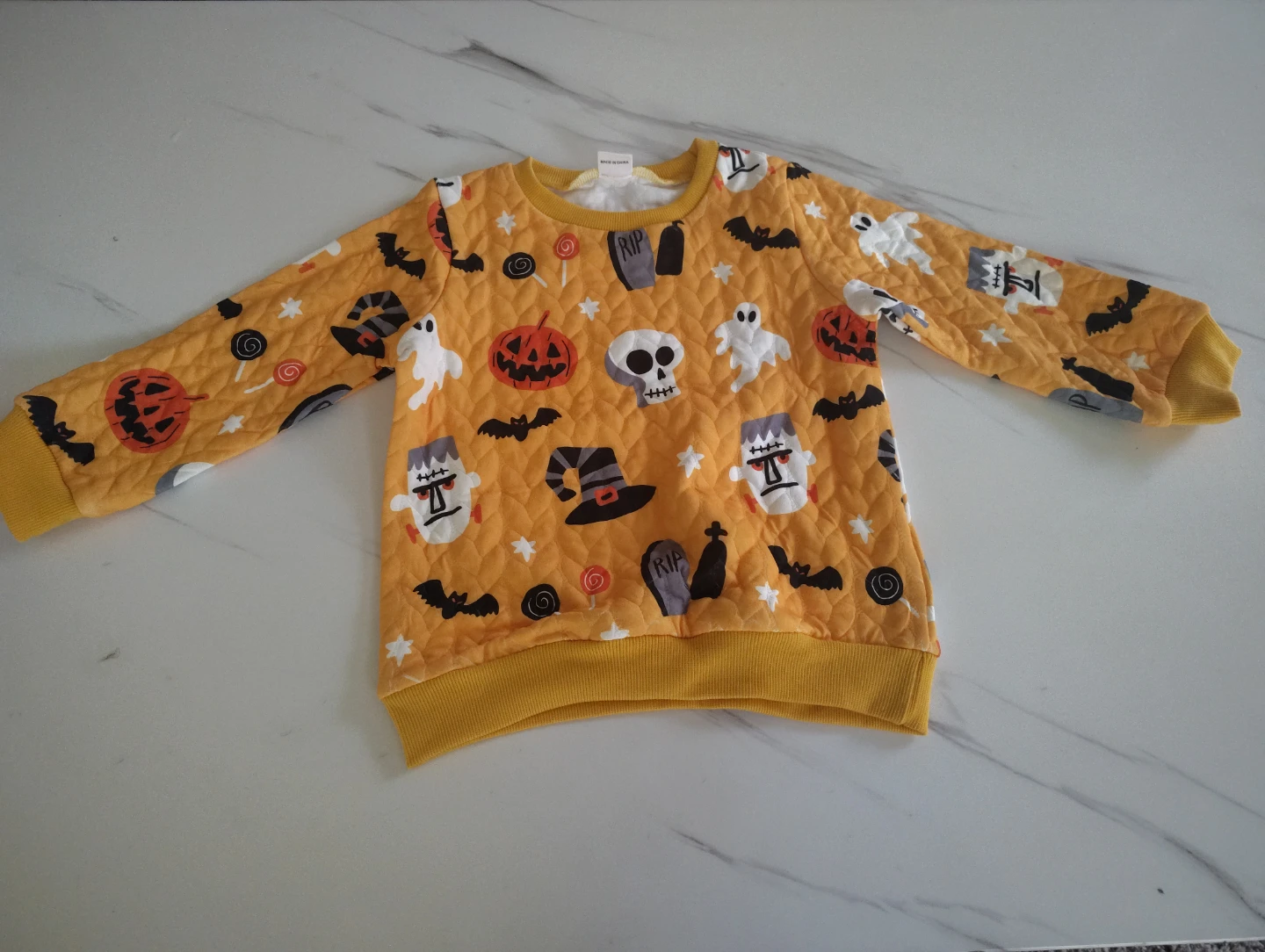 PatPat Halloween Quilted Sweatshirt