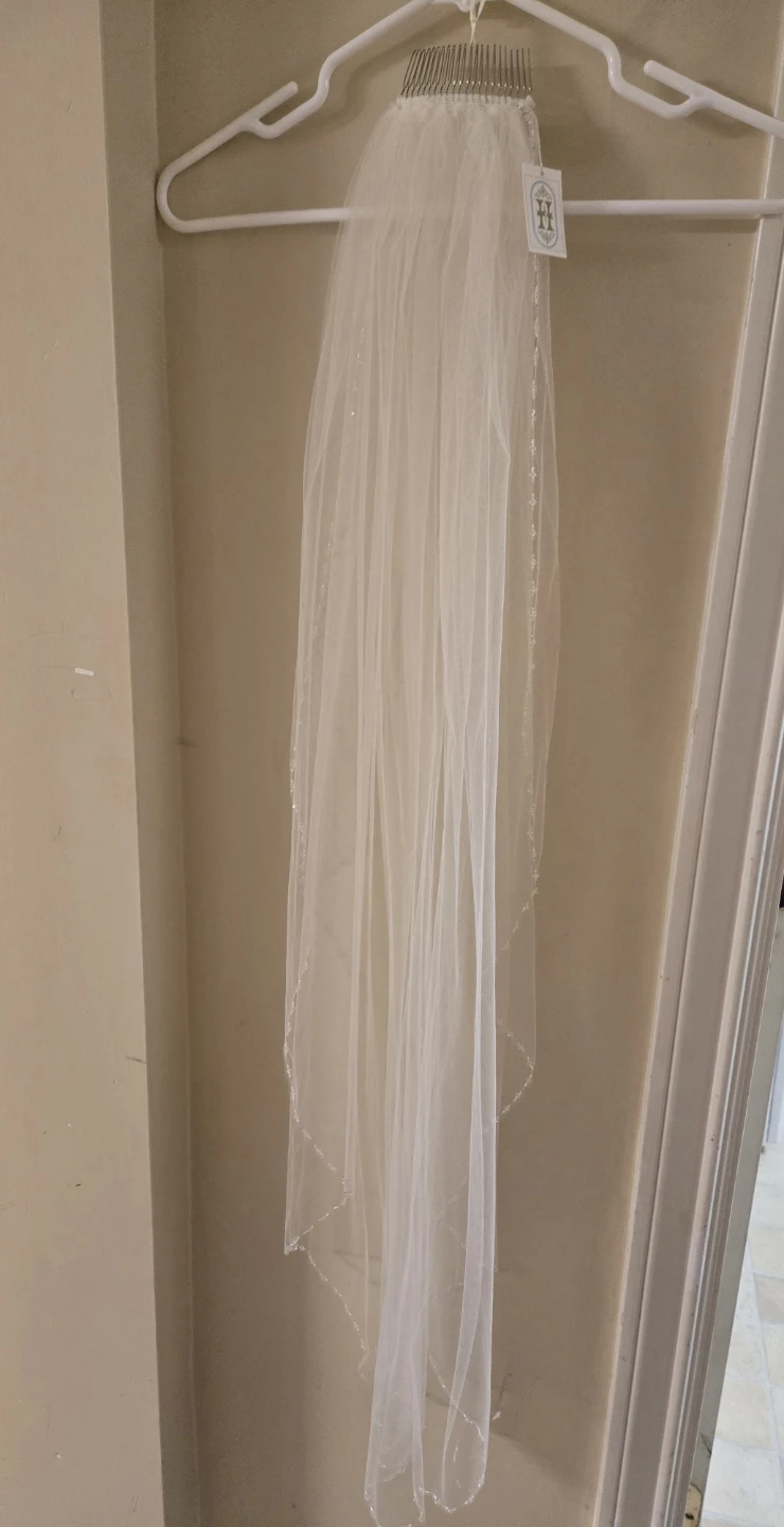 Beaded Wedding Veil