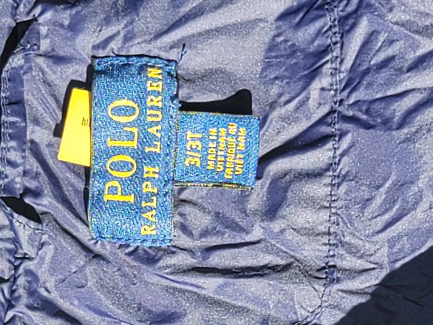 Polo Ralph Lauren Navy Puffer Jacket 3T - photo 3