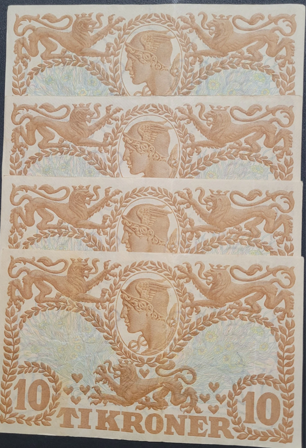 VF  10 Tikroner Danish Banknotes - photo 2