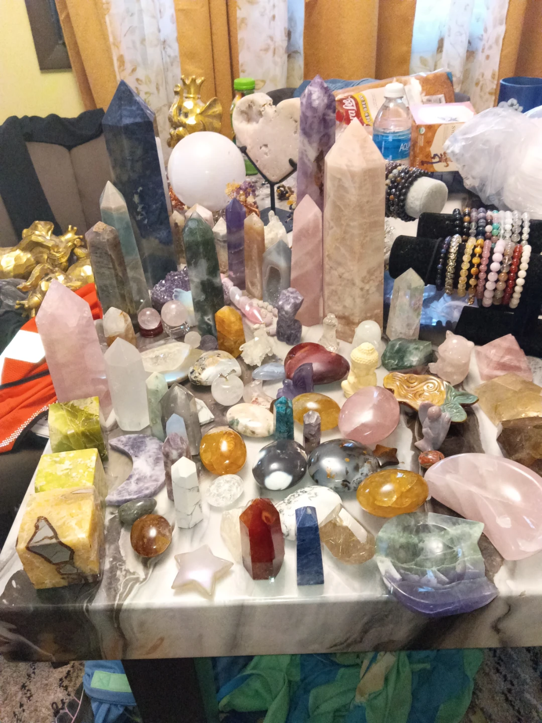 Assorted Natural Gemstone Crystal Collection