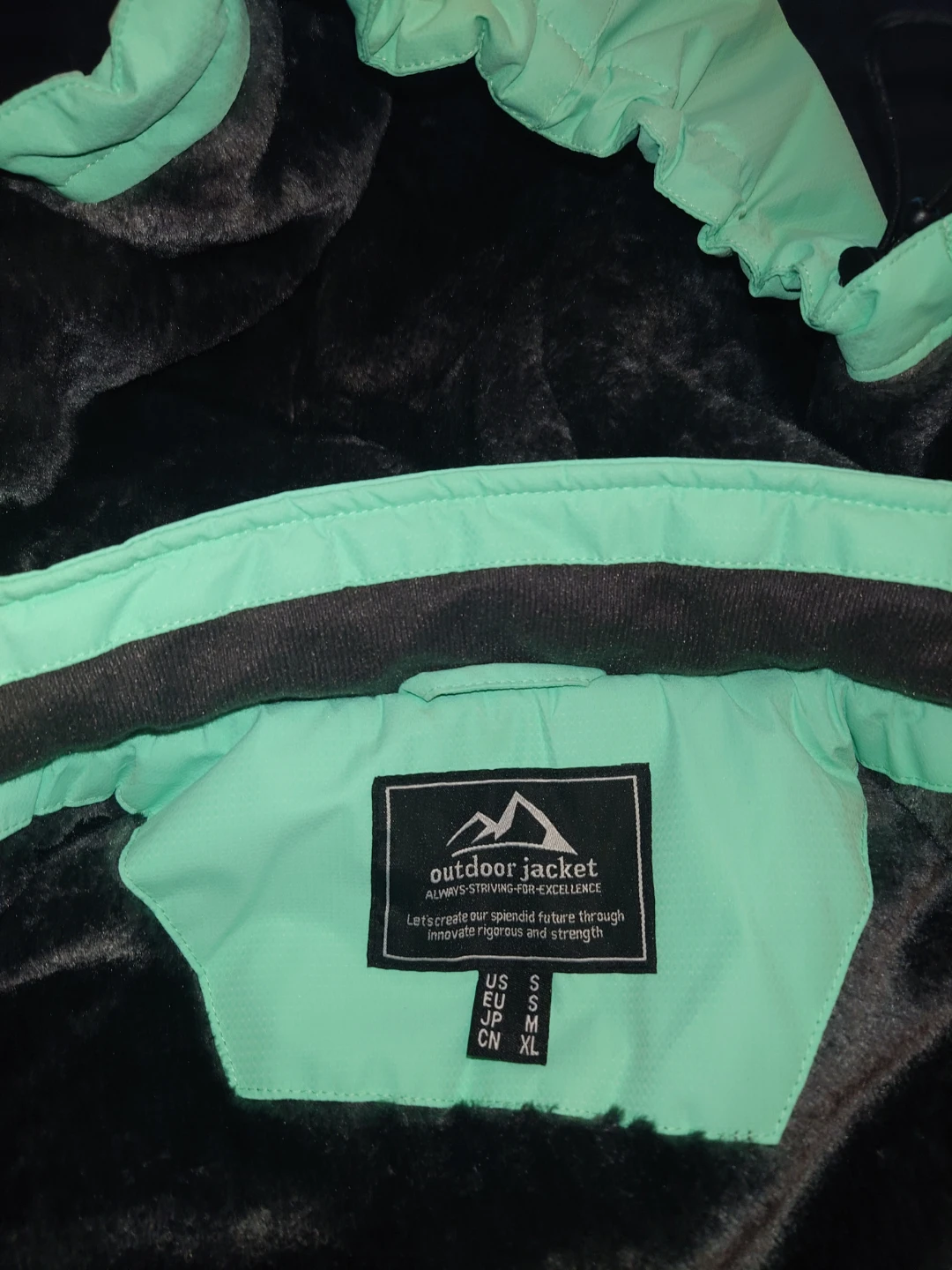 Outdoor  Parka - Mint Green Size Small - photo 4