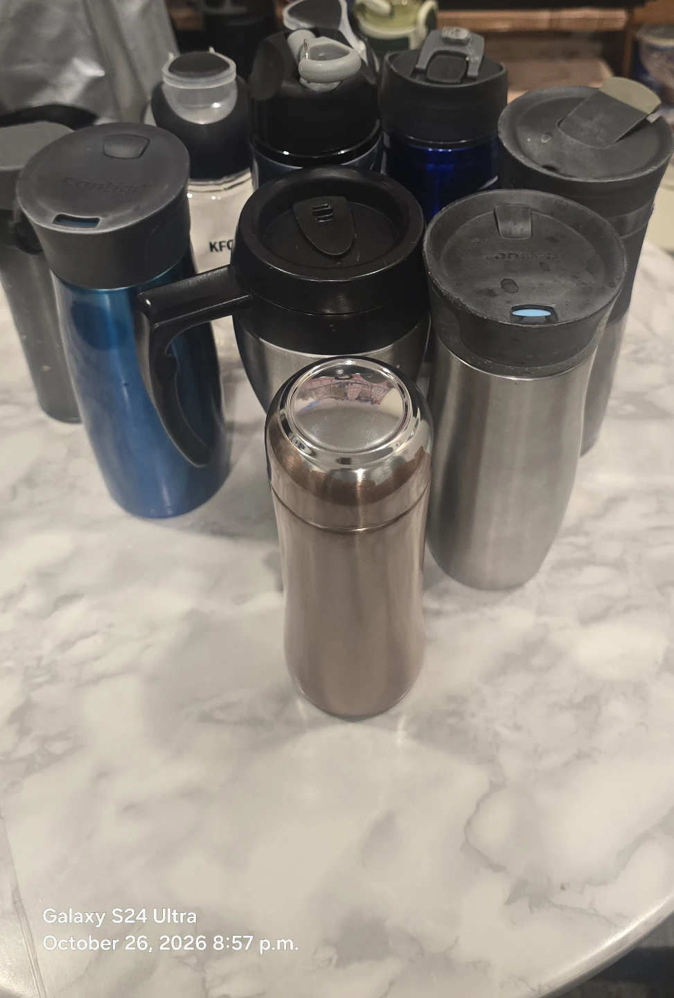 Set of 8 Travel Mugs