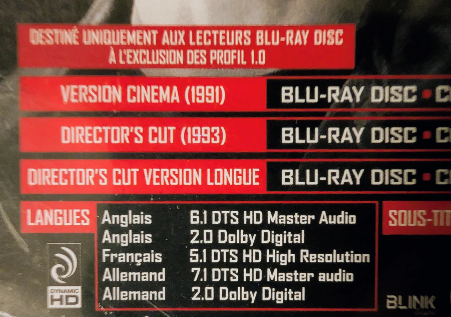 Terminator 2: Judgment Day Blu-ray (Region B ) - photo 5