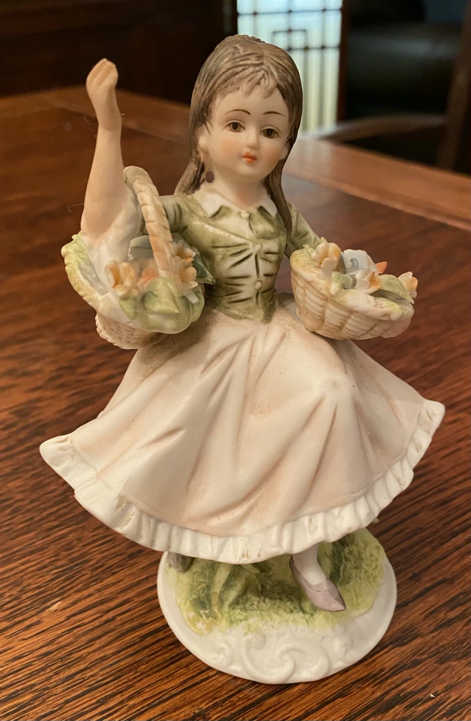 Vintage Lamour Japan  Porcelain Girl Figurine