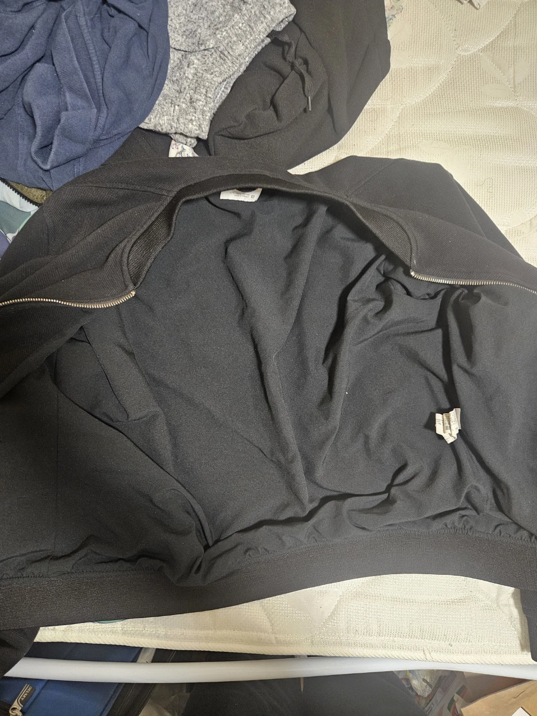 Zara cotton black bomber jacket - photo 4