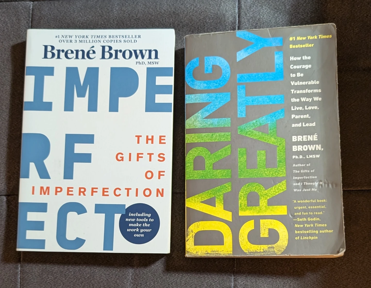 Brené Brown Books: The Gifts of Imperfection & Daring Greatly