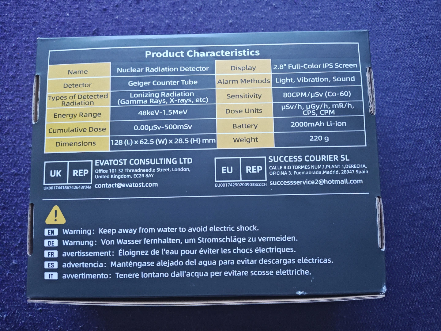 Nuclear Radiation Detector GC-5000 - photo 2
