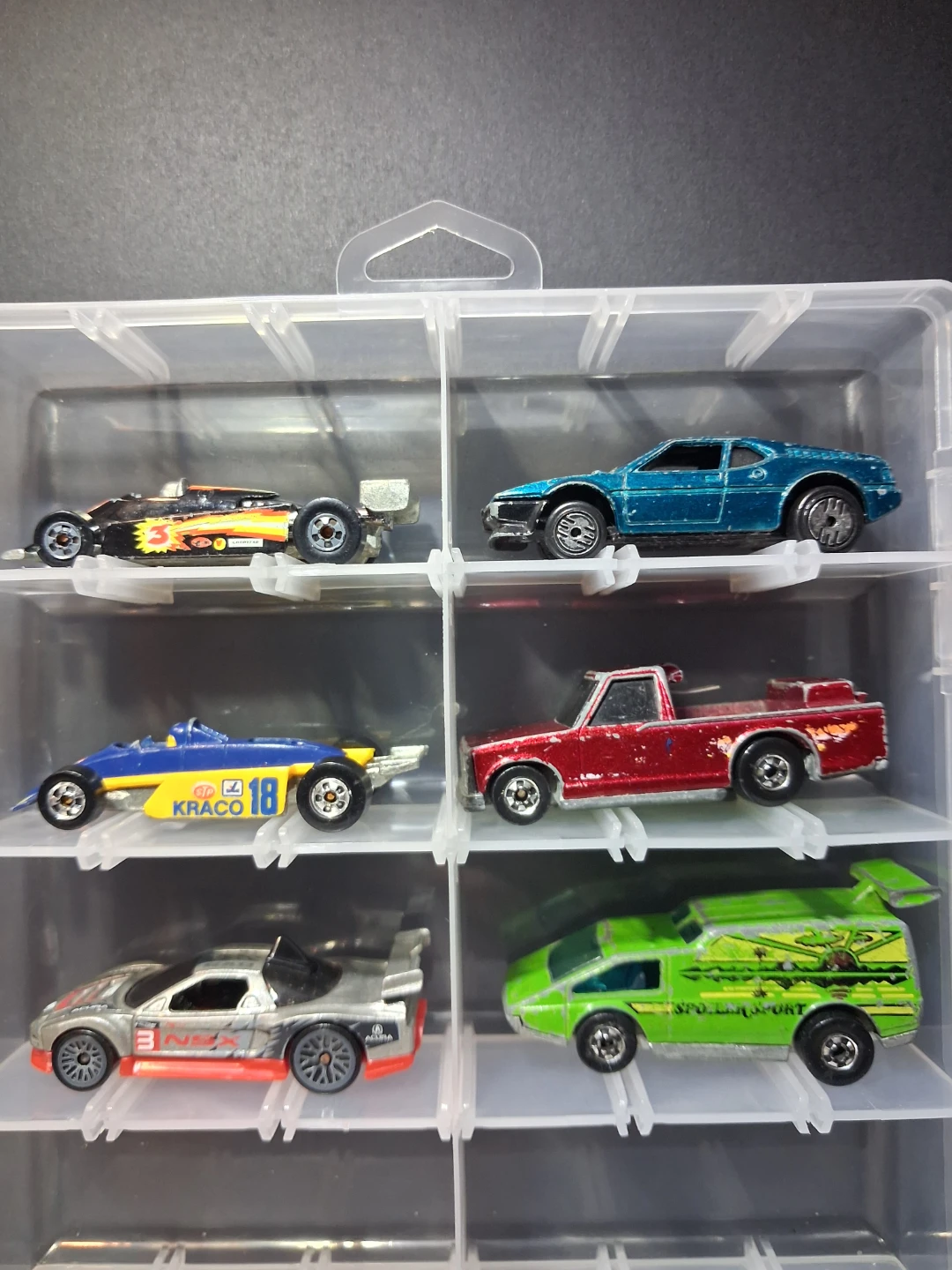 Set of 6 Vintage Hot Wheels Diecast Cars