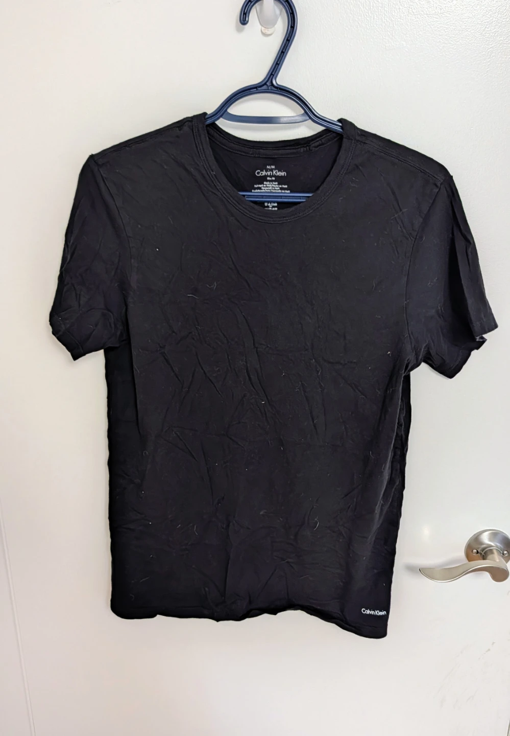 Calvin Klein Slim Fit T-Shirt Black - Men's Medium