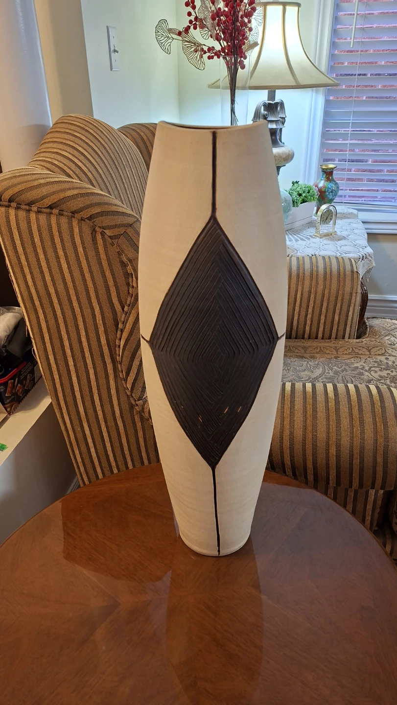 Tall Ceramic Decorative Floor Vase