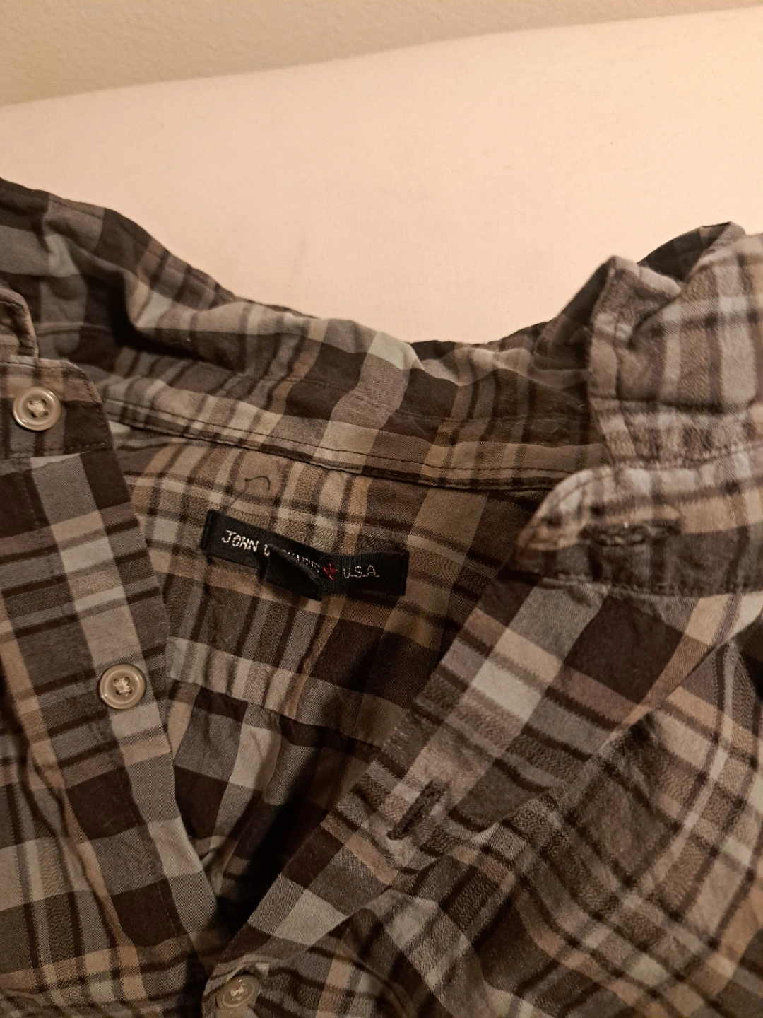 John Varvatos Plaid Shirt - photo 3