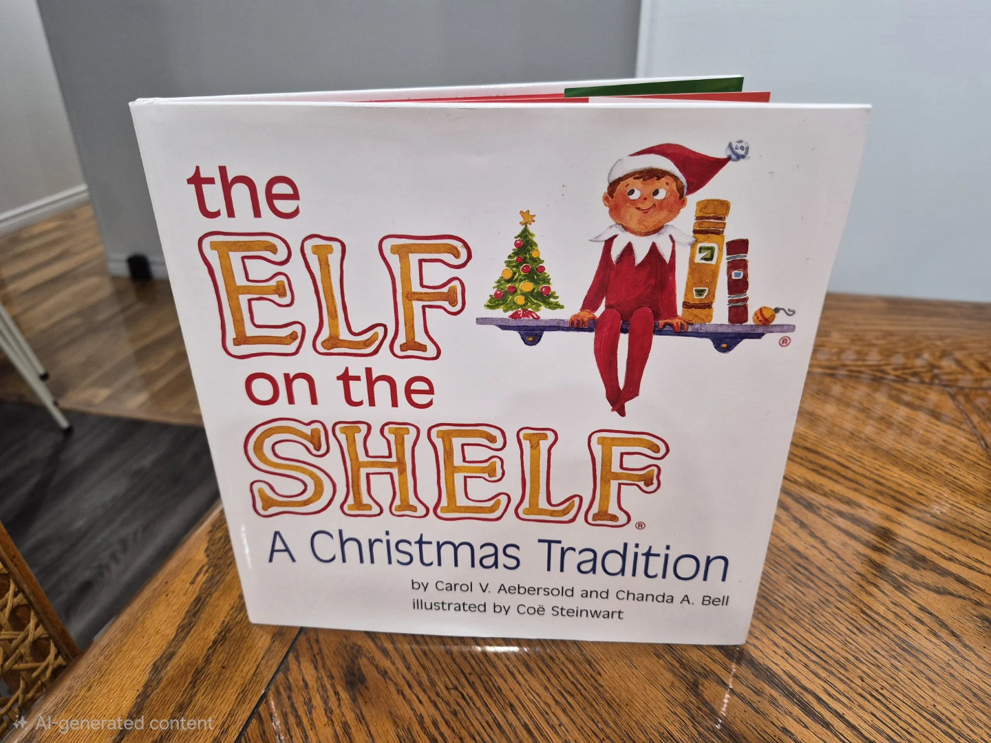 The Elf on the Shelf: A Christmas Tradition hardcover book
