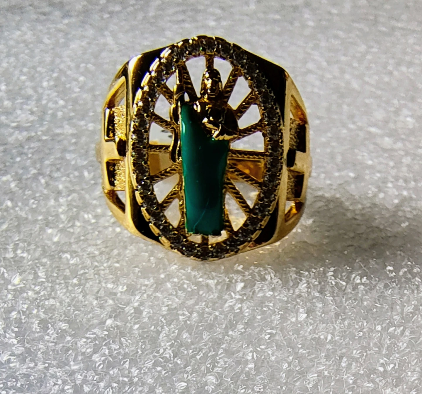 Gold-Filled Religious Saint Judas Ring Size 10