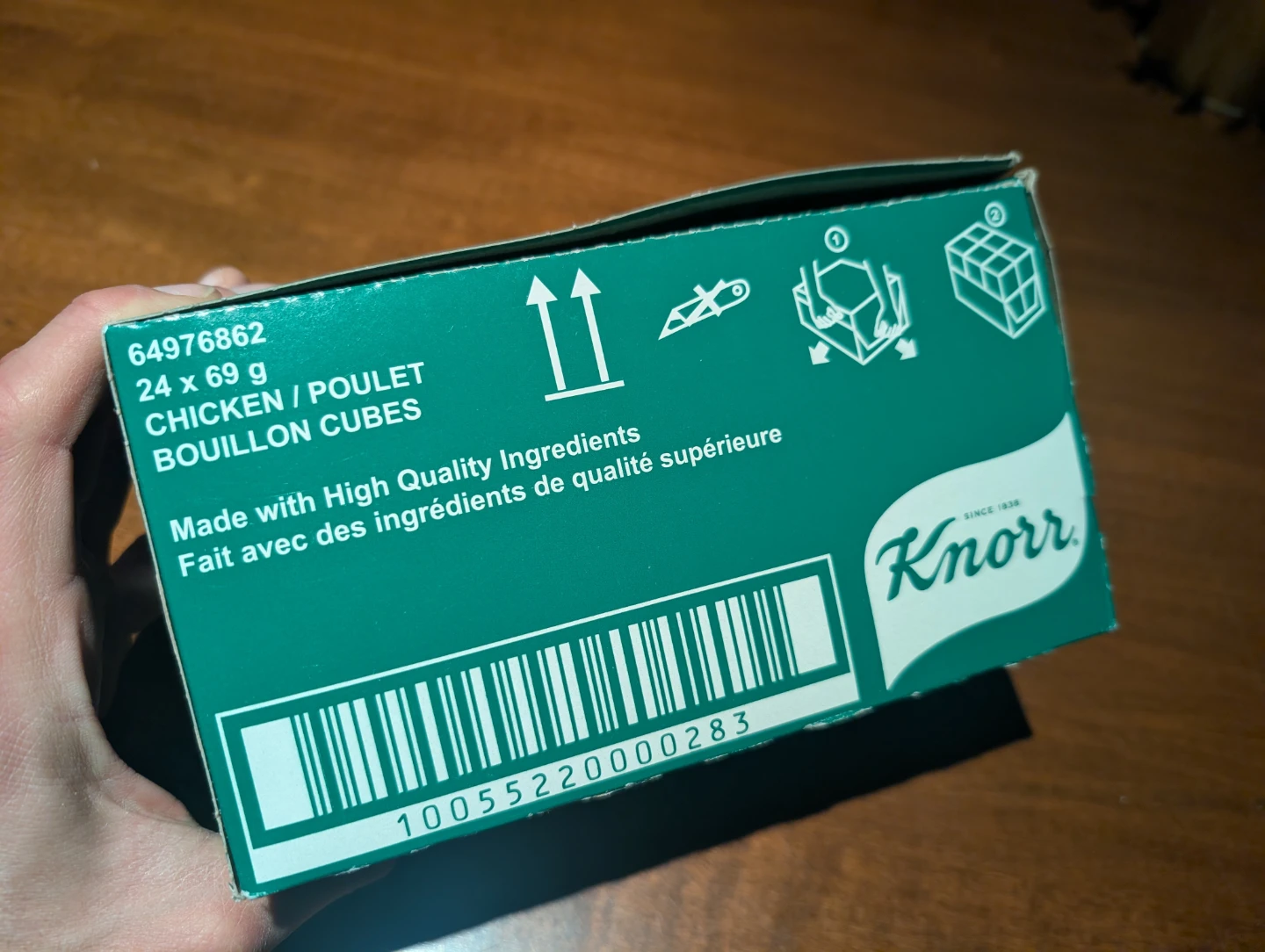Knorr Chicken Bouillon Cubes - Case of 24 x 69g (144 cubes) - photo 3