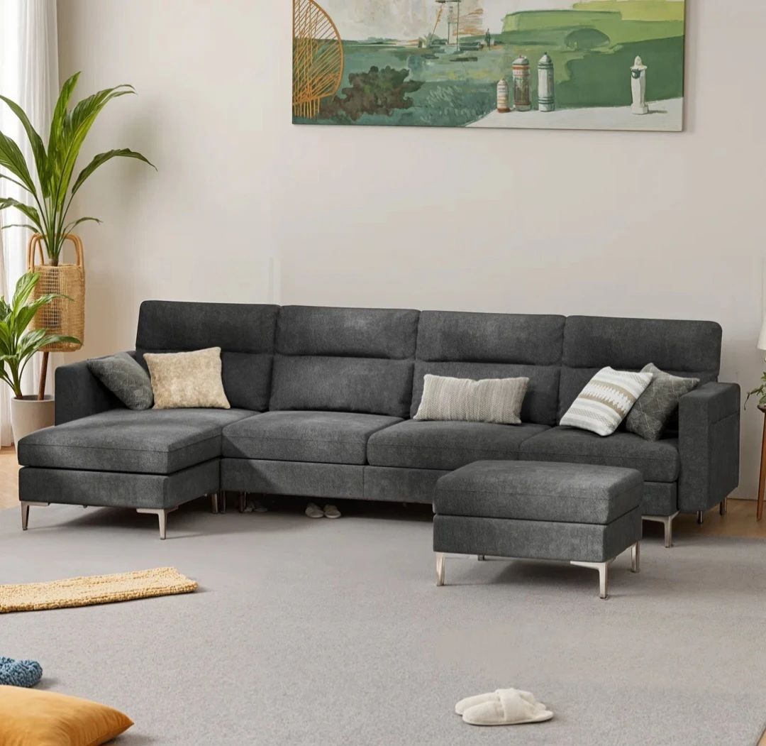 Sofa with chaise