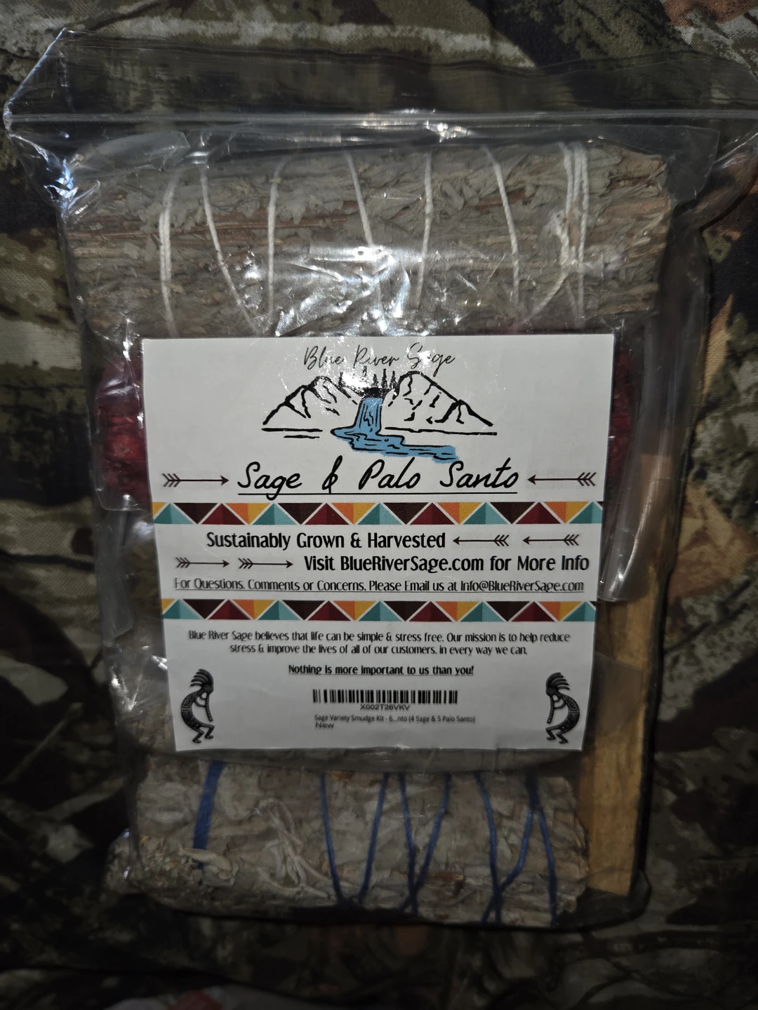 Blue River Sage ' Sage + Palo Santo' Smudge Set - photo 2