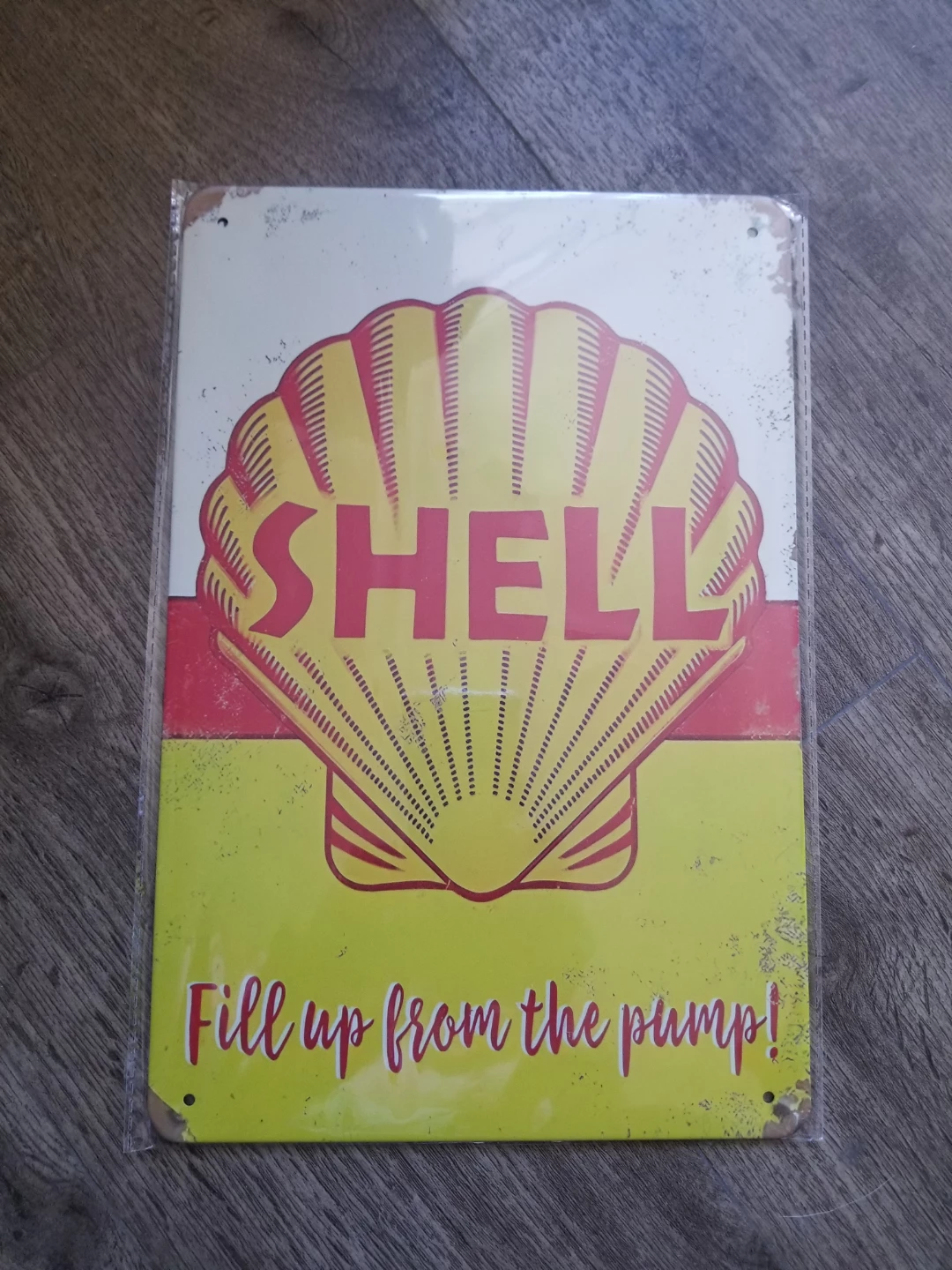 Vintage Shell Oil Metal Sign