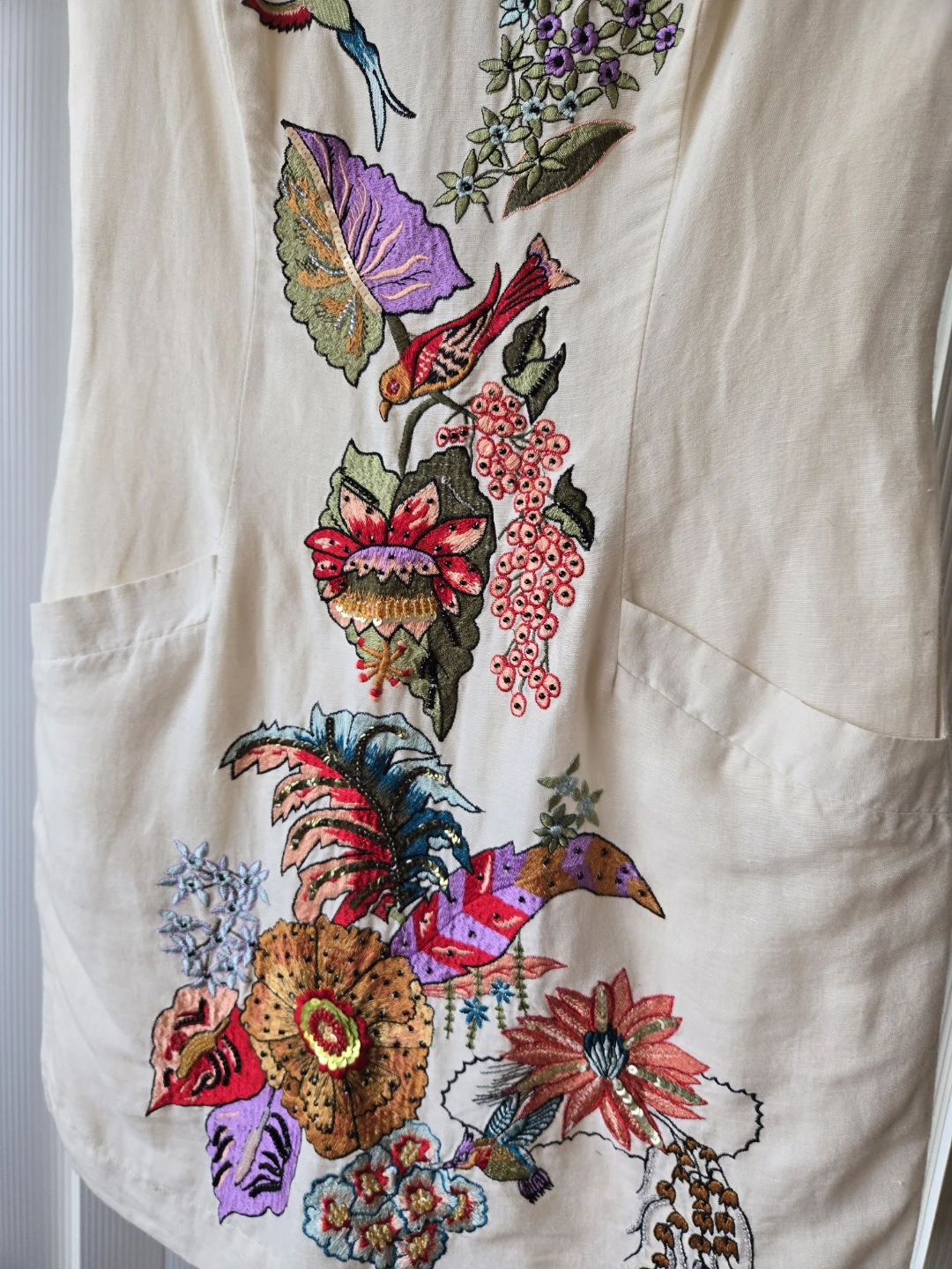 French Connection Embroidered Strapless Dress - Size 6 - photo 3