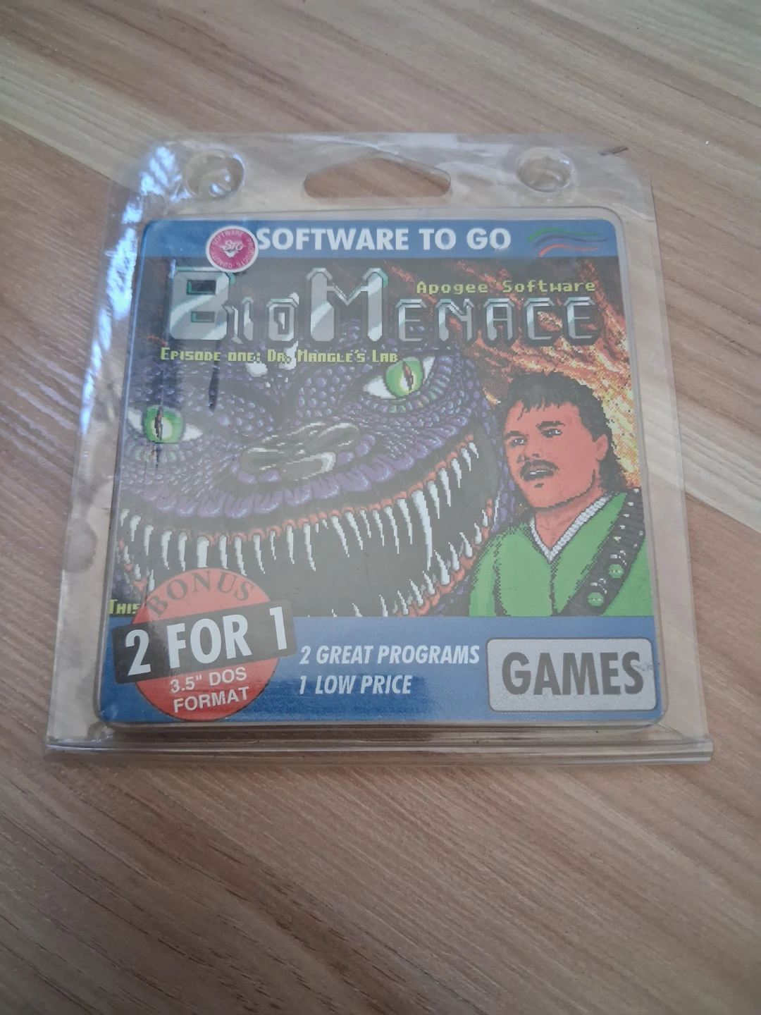 Bio Menace and Nova Strike Vintage DOS Game