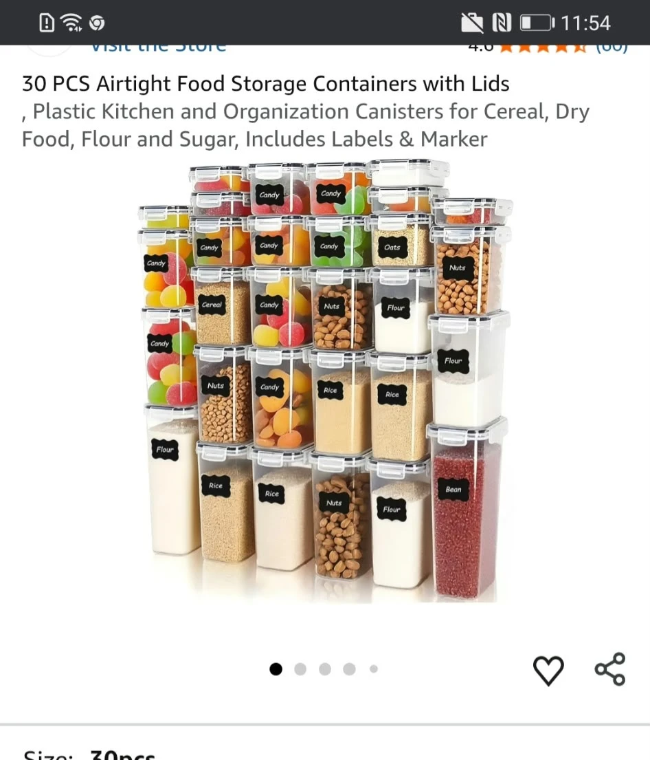 30-Piece Airtight Food Storage Container Set - photo 4