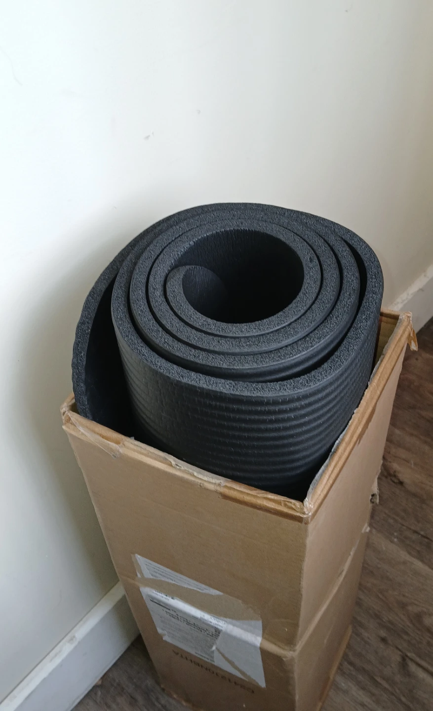Amazon Basics 1/2" Yoga Mat Black