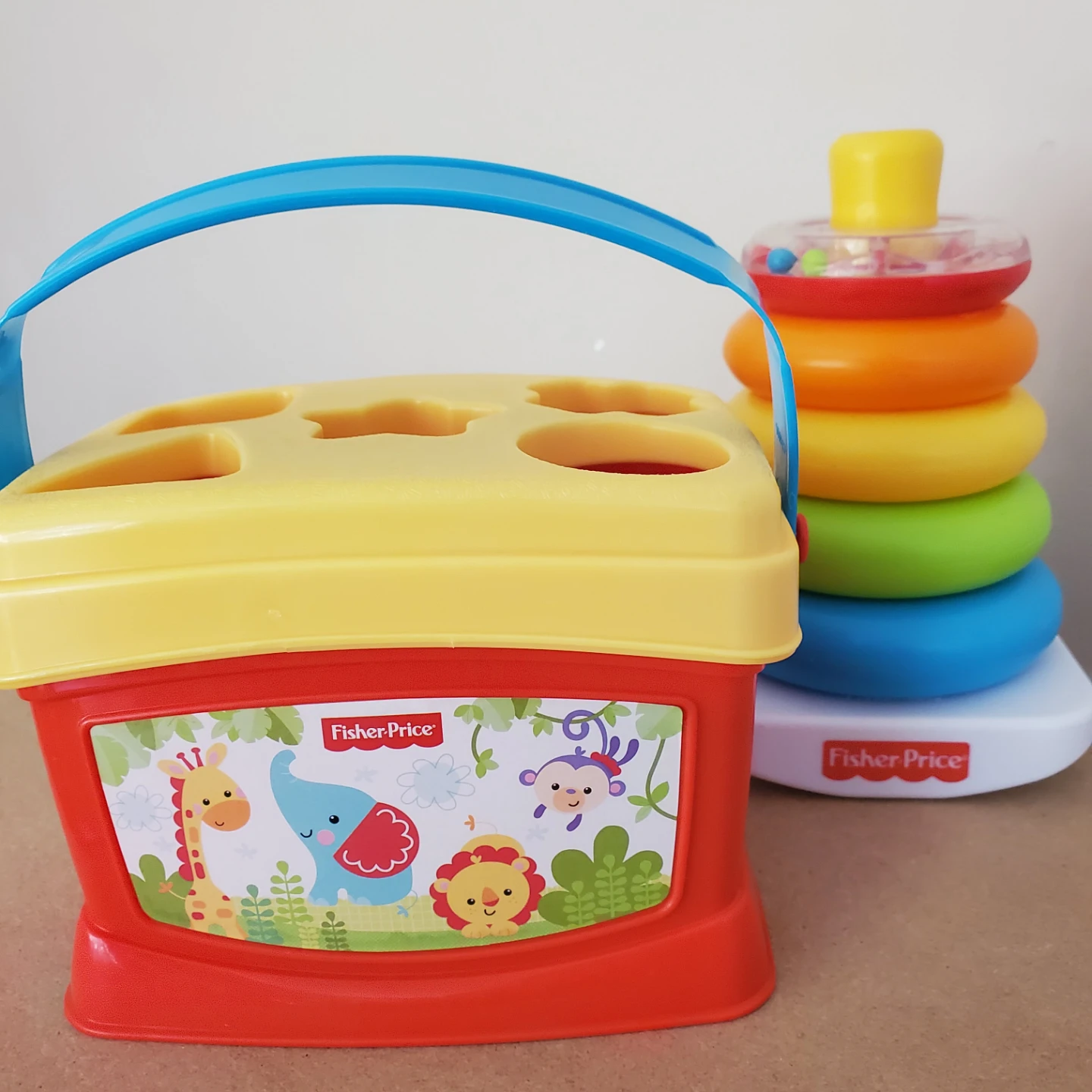 Fisher-Price Play and Learn Set - Shape Sorter and Rock-A-Stack - photo 2