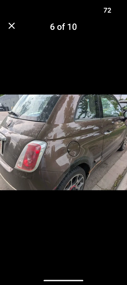 Fiat 500 Brown Two-Tone Interior - photo 2