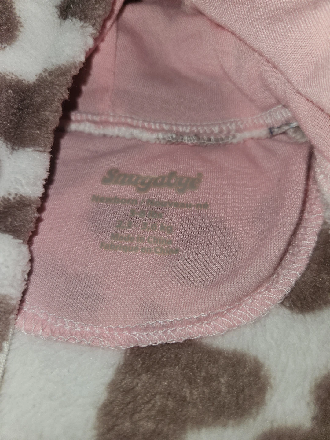 Snugabye Newborn Cow Onesie