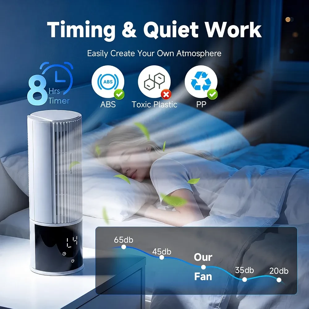 6-in-1 Portable Air Conditioner Cooling Fan