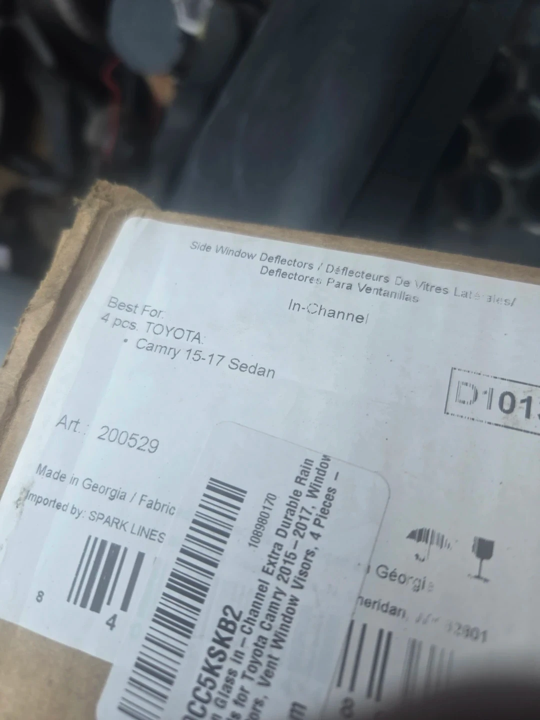 Toyota Camry 2015-2017 In-Channel Window Visors - photo 2
