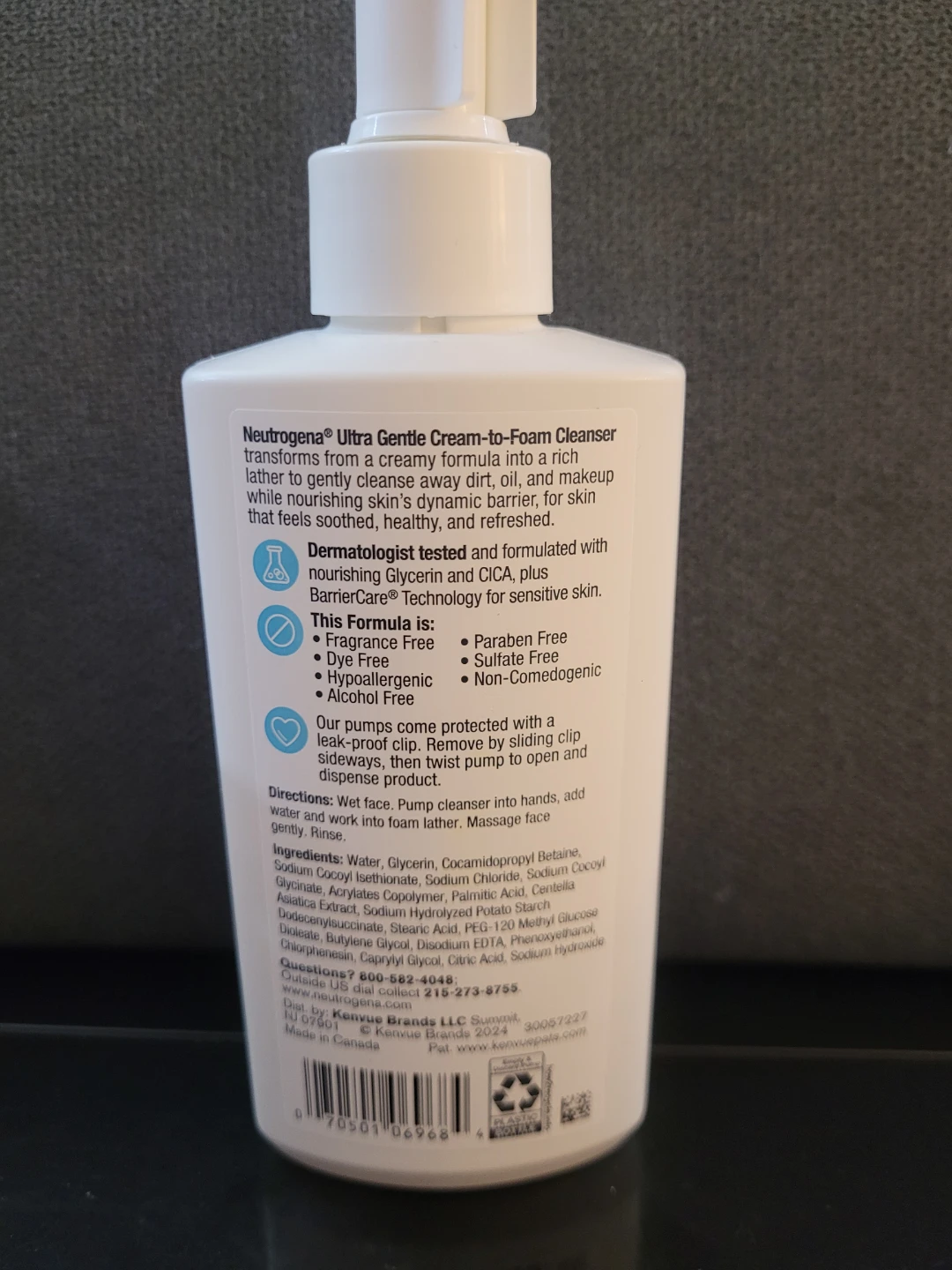 Neutrogena Ultra Gentle Cream-to-Foam Cleanser - photo 2