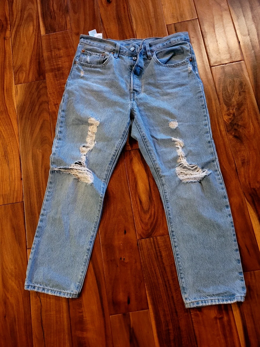 Levi's 501 Original Fit Distressed Jeans W30 L26