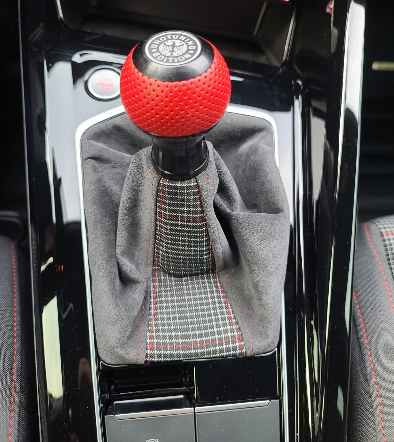 Golf MK8 Perforated Leather Shift Knob & Boot - photo 4