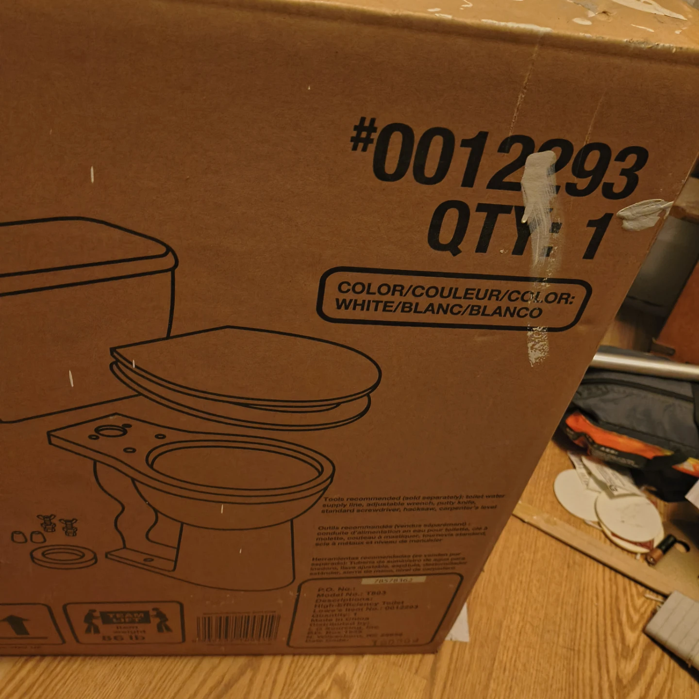 Project Source High-Efficiency Toilet, White - photo 2
