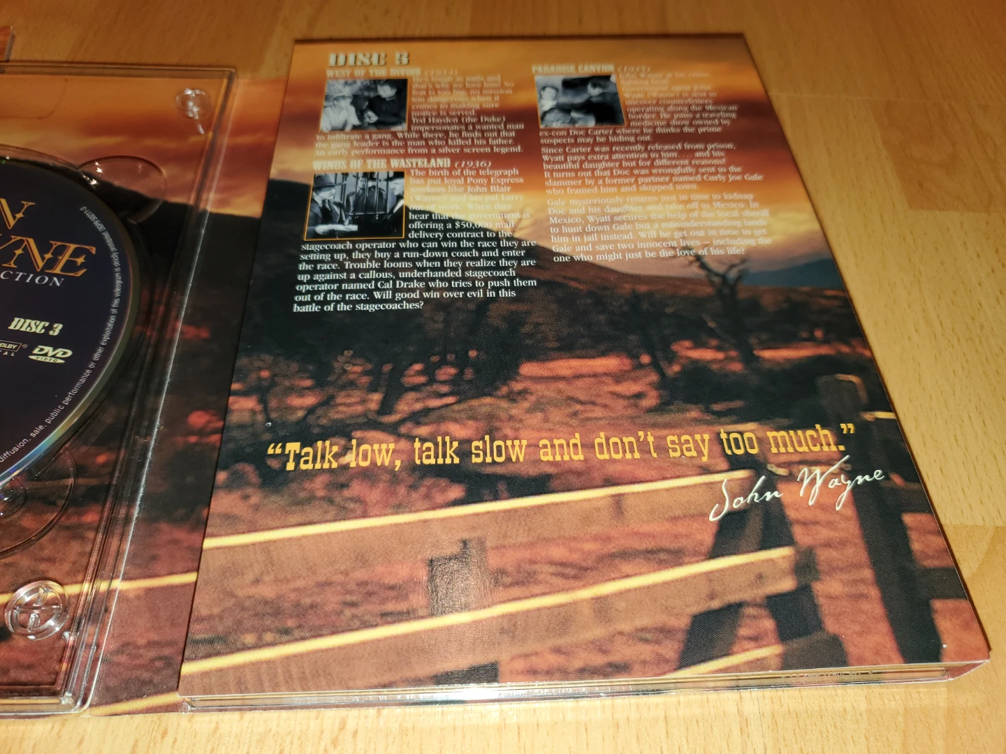The John Wayne 15 Movie Collection DVD Set - photo 3
