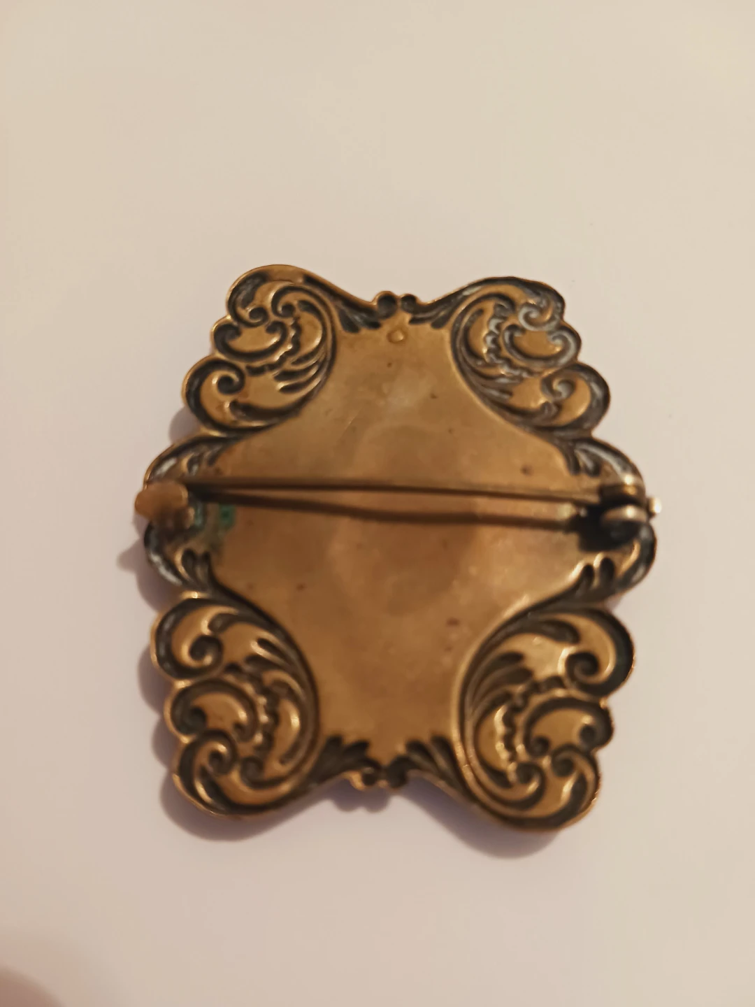 Antique Victorian Cameo Portrait Brooch - photo 4