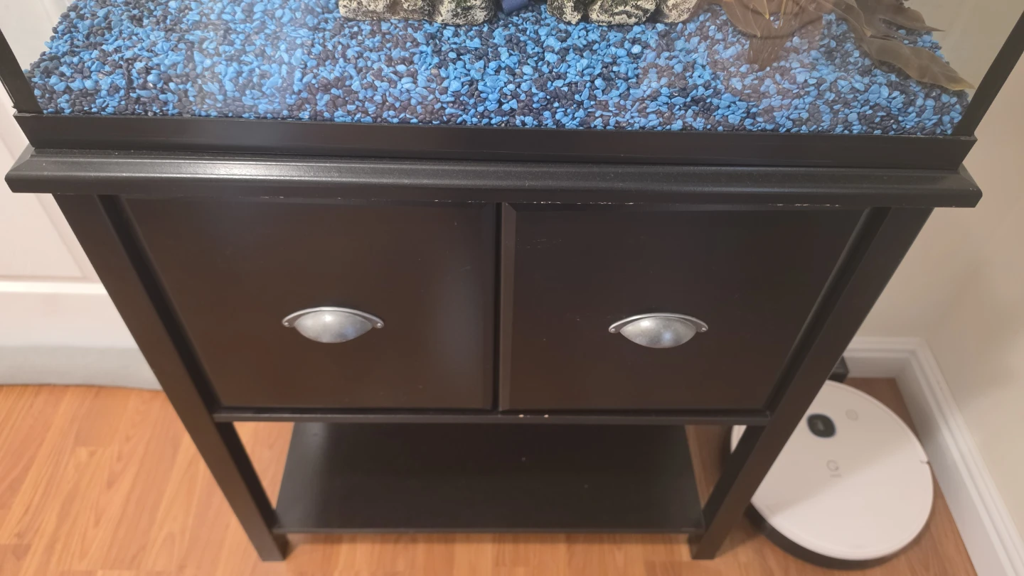 Glass Aquarium with Black Stand - photo 2