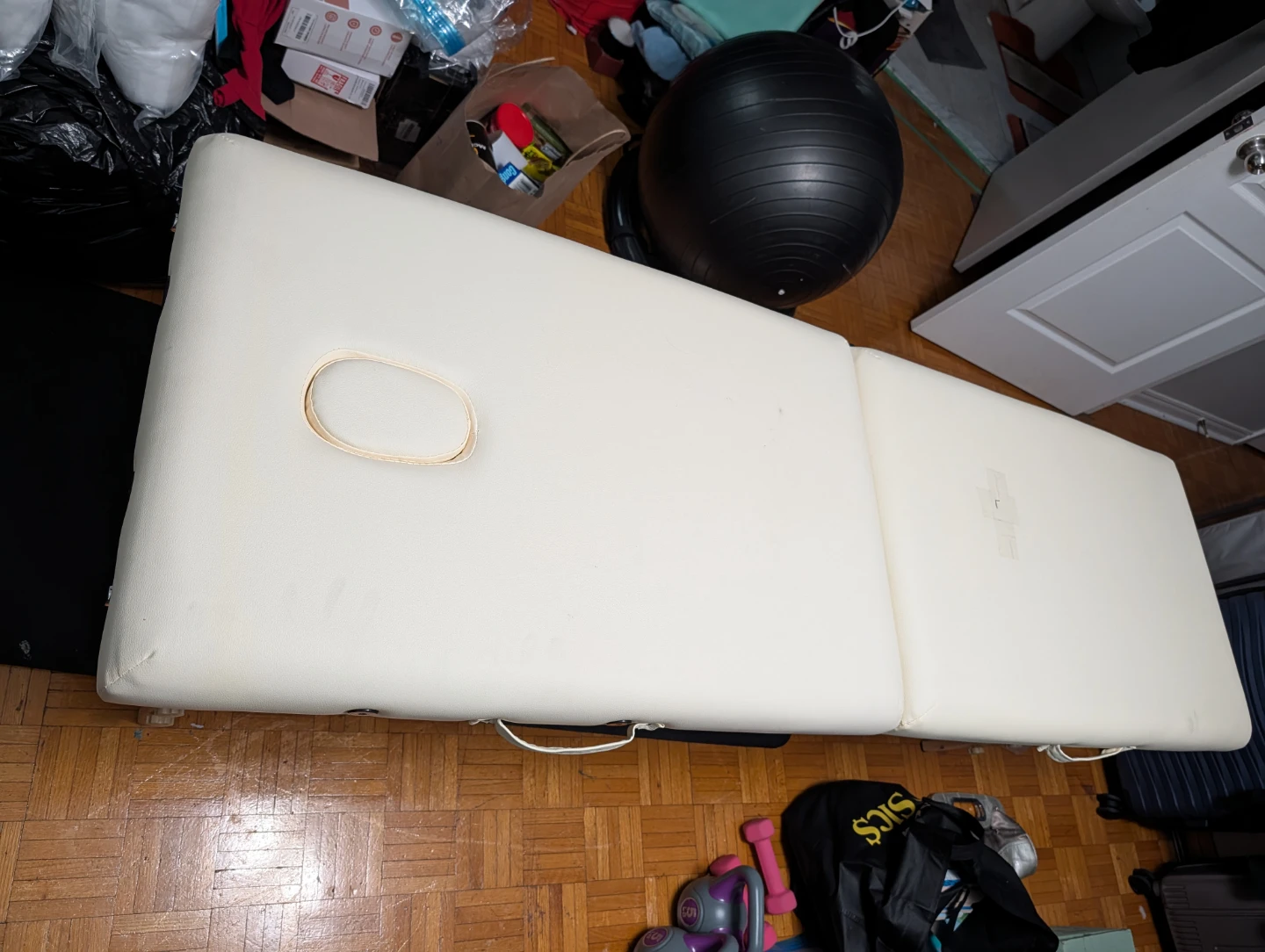 Massage table