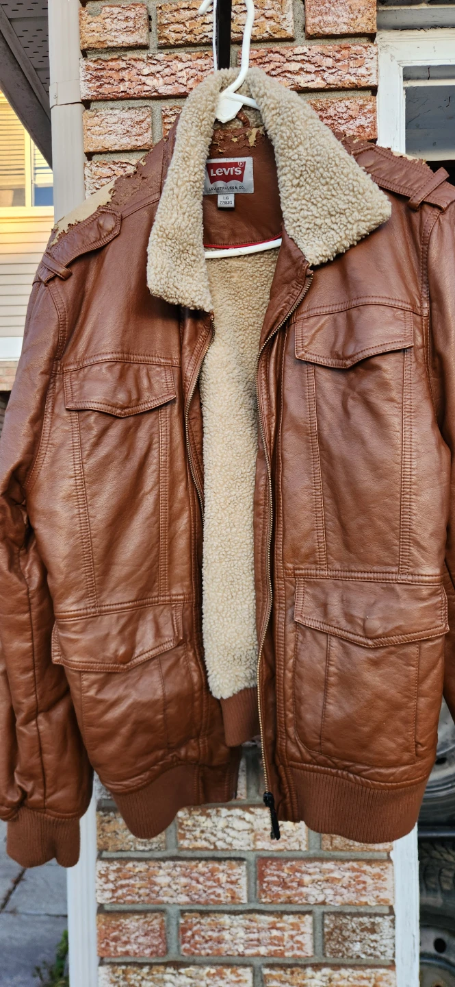Levi's Faux Leather Sherpa Jacket