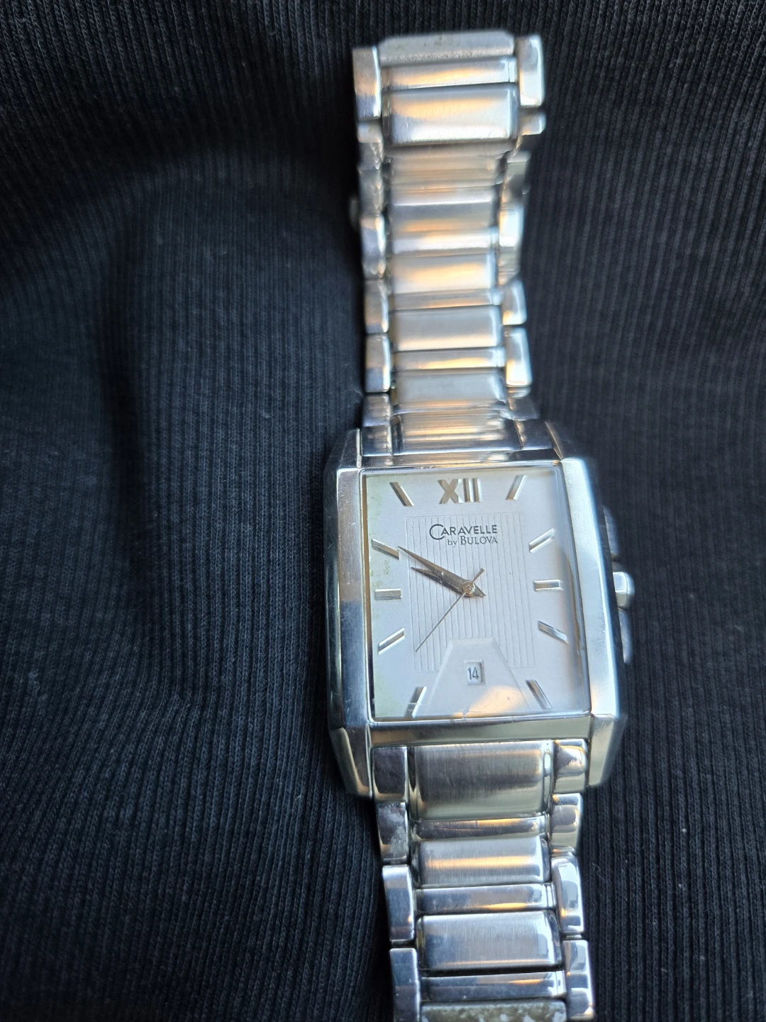 Caravelle by Bulova rectangular stainless steel watch - photo 2
