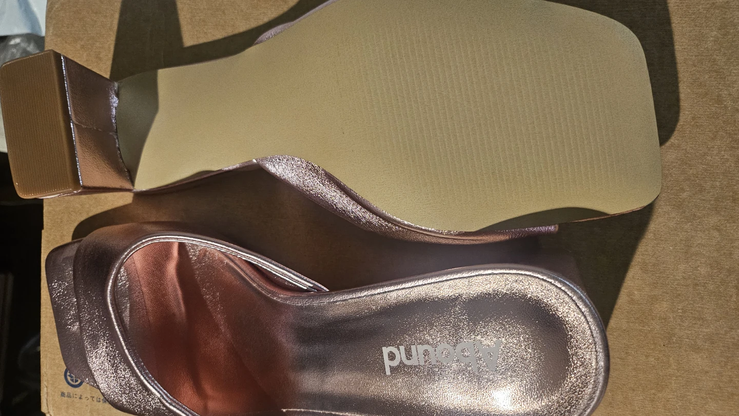 Abound Metallic Rose Gold Block Heel Mules - photo 5