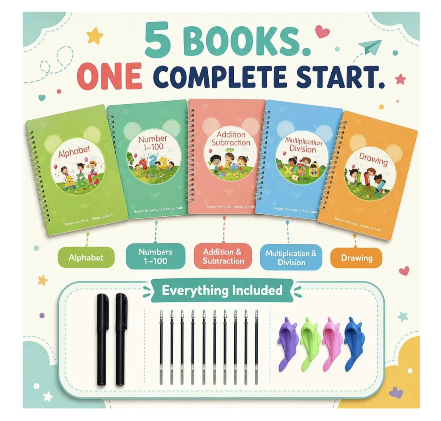 Magic Grooved Writing Practice Book - photo 4