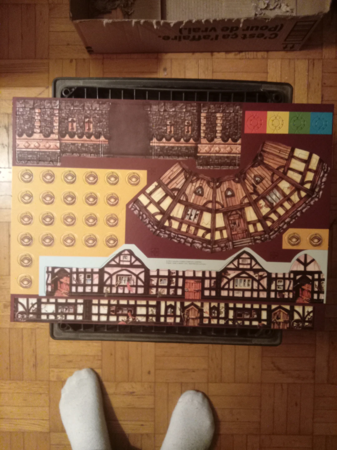 Vintage Dark World Village of Fear Board Game - photo 4