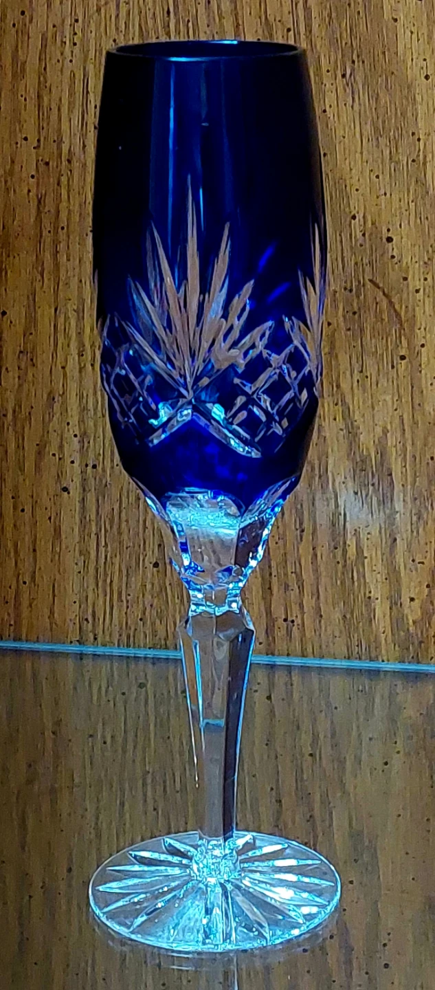 Ajka Caroline  Multi-Colored Crystal Champagne Flutes - photo 4