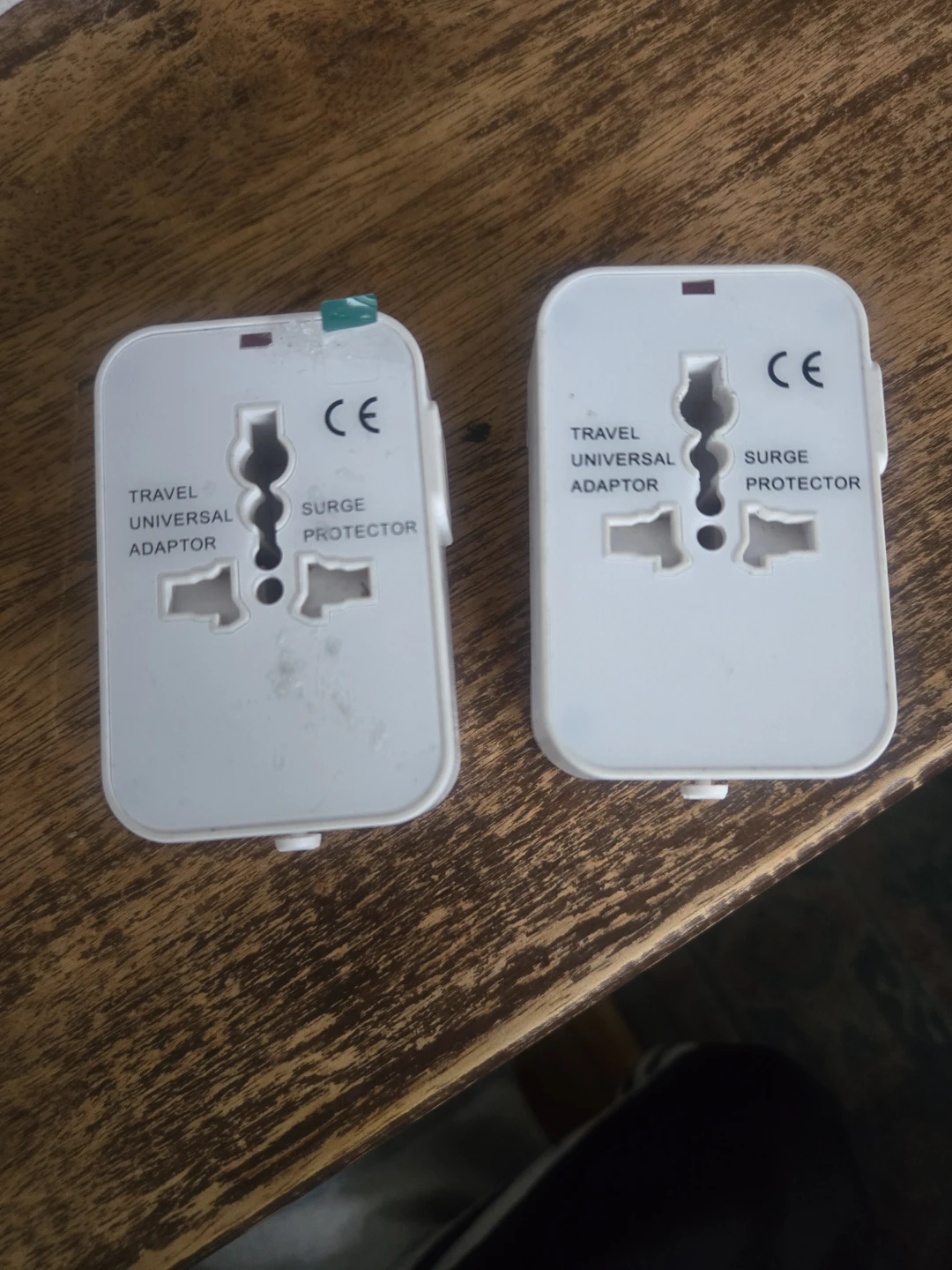 Two Travel Universal Adaptor Surge Protectors