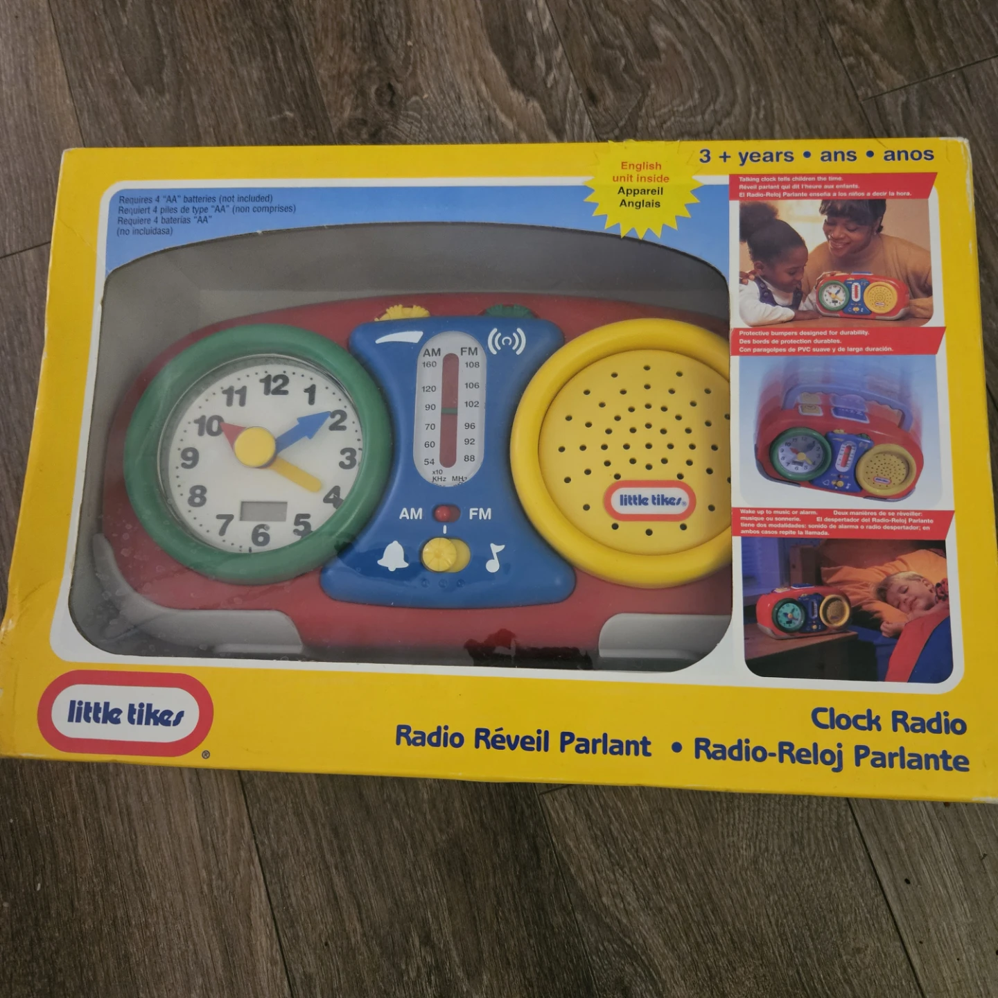 Little Tikes Talking Clock Radio 1996 - photo 2